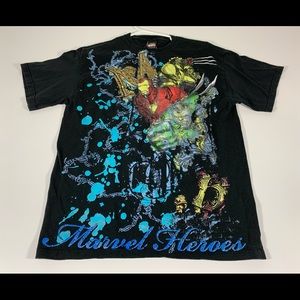 Marvel Mad Engine Shirt Wolverine Iron Man Hulk